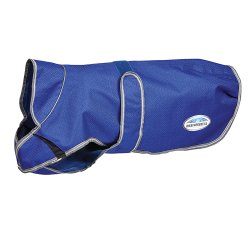 Weatherbeeta Comfitech Premier Free Parka Deluxe Dog Coat - Dark Blue/Grey/White