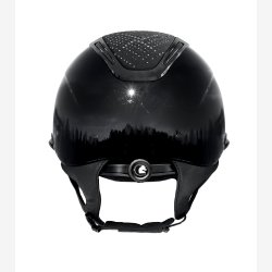 Fairplay ridehjelm - Equileus W-V Stellify - Shiny Black