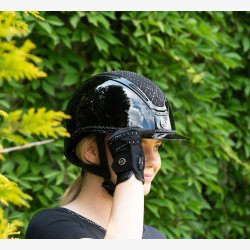 Fairplay ridehjelm - Equileus W-V Stellify - Shiny Black