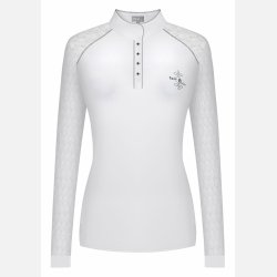 Fairplay Stvne bluse Anita - LS - Hvid