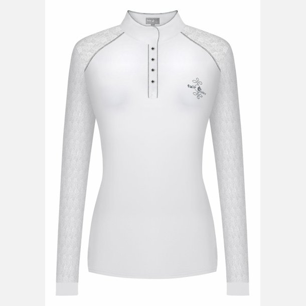 Fairplay Stvne bluse Anita - LS - Hvid