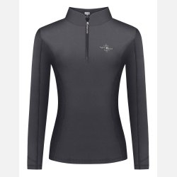 FairPlay bluse med turtleneck - Lina - Grey - Brn