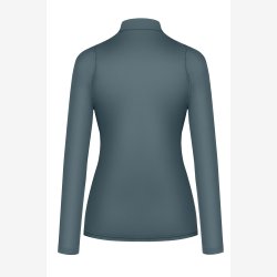 Fairplay Bluse m. turtleneck - Jade - Storm Green