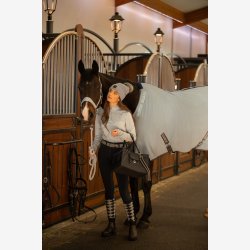 HG Layne fleece dkken m/teddyfoer - Blue Fog