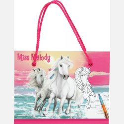 Miss Melody Malebog m/flerfarvet pen