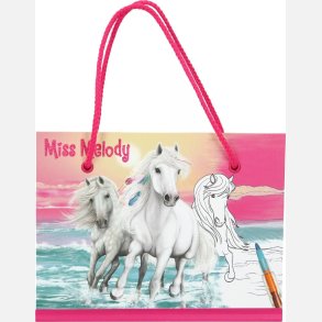 Miss Melody Malebog m/flerfarvet pen