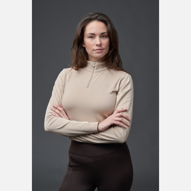 EQ Kolyma bluse - Sandshell Melange