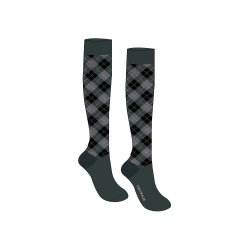 EQ Lax Argyle strmper - Darkest Spruce