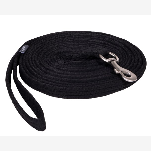 QHP Longe i taske - Sort - 8 m