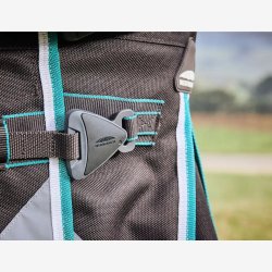 Weatherbeeta Comfitec Ultra Comfi Detach-A-Neck Medium/Lite Charcoal/TealBlue/White - 100 gr