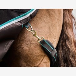 Weatherbeeta Comfitec Ultra Comfi Detach-A-Neck Medium/Lite Charcoal/TealBlue/White - 100 gr