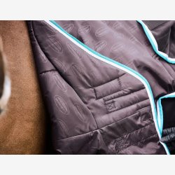 Weatherbeeta Comfitec Ultra Comfi Detach-A-Neck Medium/Lite Charcoal/TealBlue/White - 100 gr