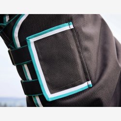 Weatherbeeta Comfitec Ultra Comfi Detach-A-Neck Medium/Lite Charcoal/TealBlue/White - 100 gr