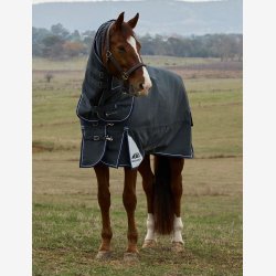 Weatherbeeta Comfitec Ultra Comfi Detach-A-Neck Medium/Lite Charcoal/Navy/White - 100 gr