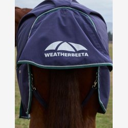 Weatherbeeta Comfitec Plus Dynamic Turnout - Navy/Forest Green - 100 gr