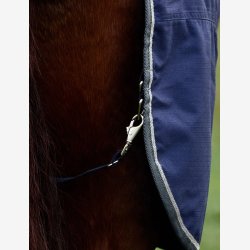 Weatherbeeta Comfitec Tyro Turnout Standard neck - Navy/Charcoal - 50 gr