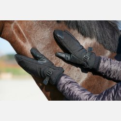 EQ Lucinda 3-finger vanter - Sort - Brn