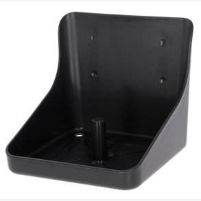 Kerbl Slikstensholder - Sort plast - 10 kg