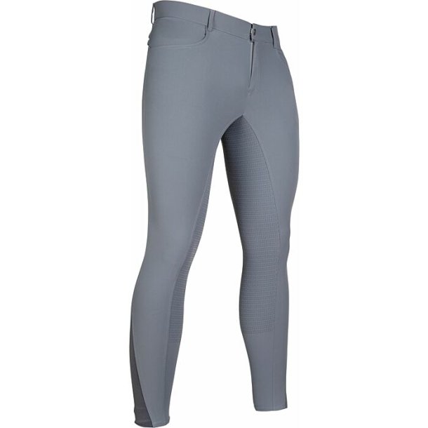 HKM Ridebukser - Sportive Herre - Grey - Full Seat