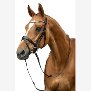 HKM Trense med t�jler - Melinda - Sort