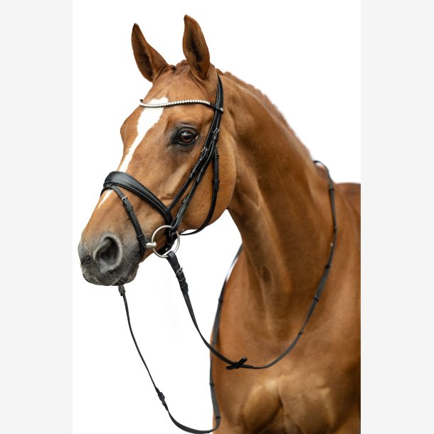 HKM Trense med t�jler - Melinda - Sort