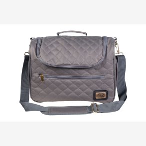 HKM Strigletaske - Berry - Taupe/Yellow Gold