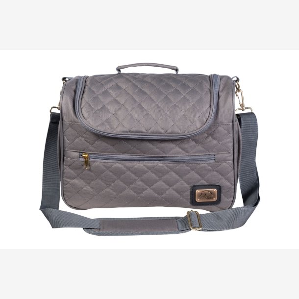 HKM Strigletaske - Berry - Taupe/Yellow Gold