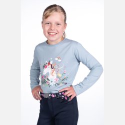 HKM Longsleeve Shirt - Wonderland - Grey/Blue