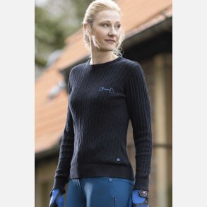 HKM Strik sweater - Port Royal - Sort