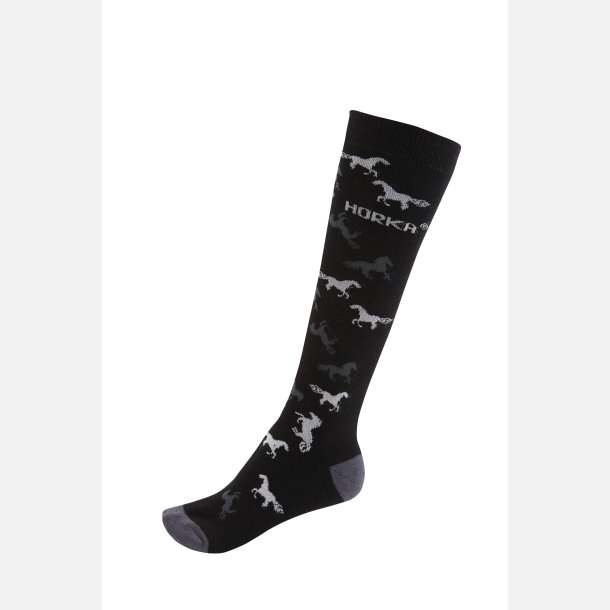 Horka strmper - Horses Black/Grey