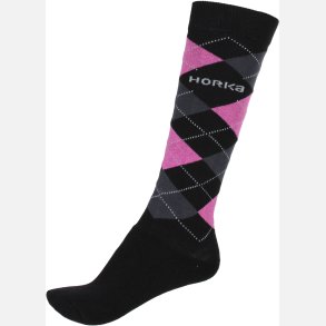 Horka strmper - Tern Sort/Rosa