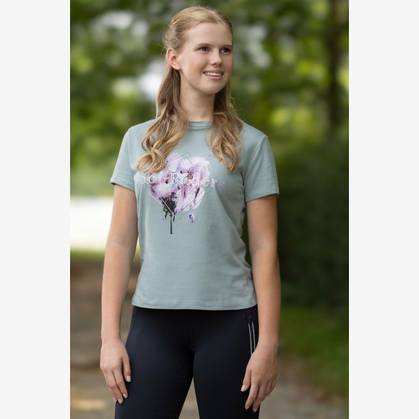 HKM T-shirt Hailey - Sage - Brn