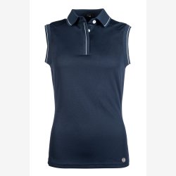 HKM Polo shirt Catherine - Sleveless - Deep Blue
