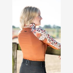 HKM Functional Shirt - Essentials Flower - Brown/Copper