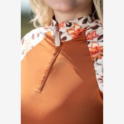 HKM Functional Shirt - Essentials Flower - Brown/Copper