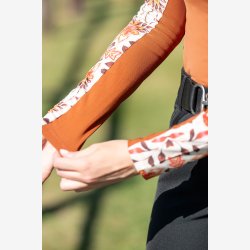 HKM Functional Shirt - Essentials Flower - Brown/Copper