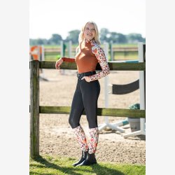 HKM Functional Shirt - Essentials Flower - Brown/Copper