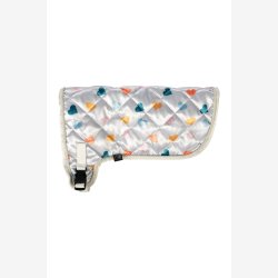 HKM Kphest Dkken - Hvid med hjerter