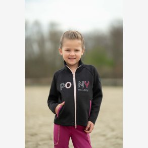HKM Sweat-jakke - Polly - Sort