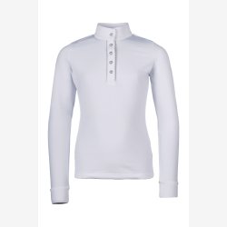 HKM Stvnebluse - Emilia - Hvid - Brn