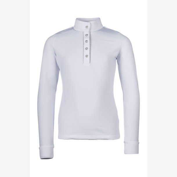 HKM Stvnebluse - Emilia - Hvid - Brn
