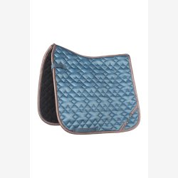 HKM Sadelunderlag - Golden Bit - Smokey Blue