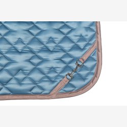 HKM Sadelunderlag - Golden Bit - Smokey Blue