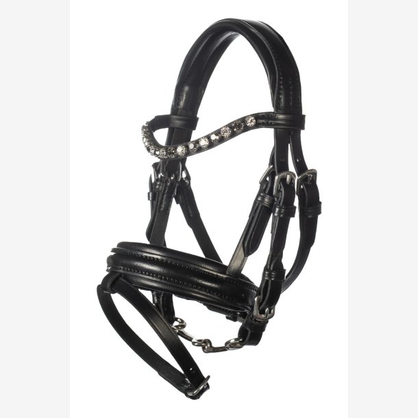 HKM Hobby Horse trense i lder med tjler