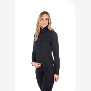 HKM Turtleneck bluse - Eva - Sort