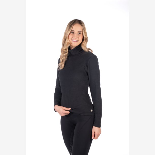 HKM Turtleneck bluse - Eva - Sort