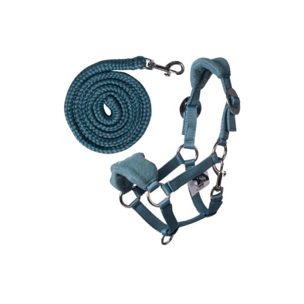 HKM K�phest grime fleece med tr�ktov