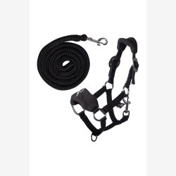 HKM K�phest grime fleece med tr�ktov