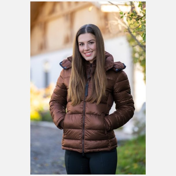 Covalliero Quilted Jacket - Oak Brown