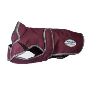 Weatherbeeta Comfitech Premier Free Parka Deluxe Dog Coat - Maroon/Grey/White